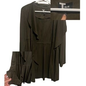 Talie Women's Elegant Olive Cardigan